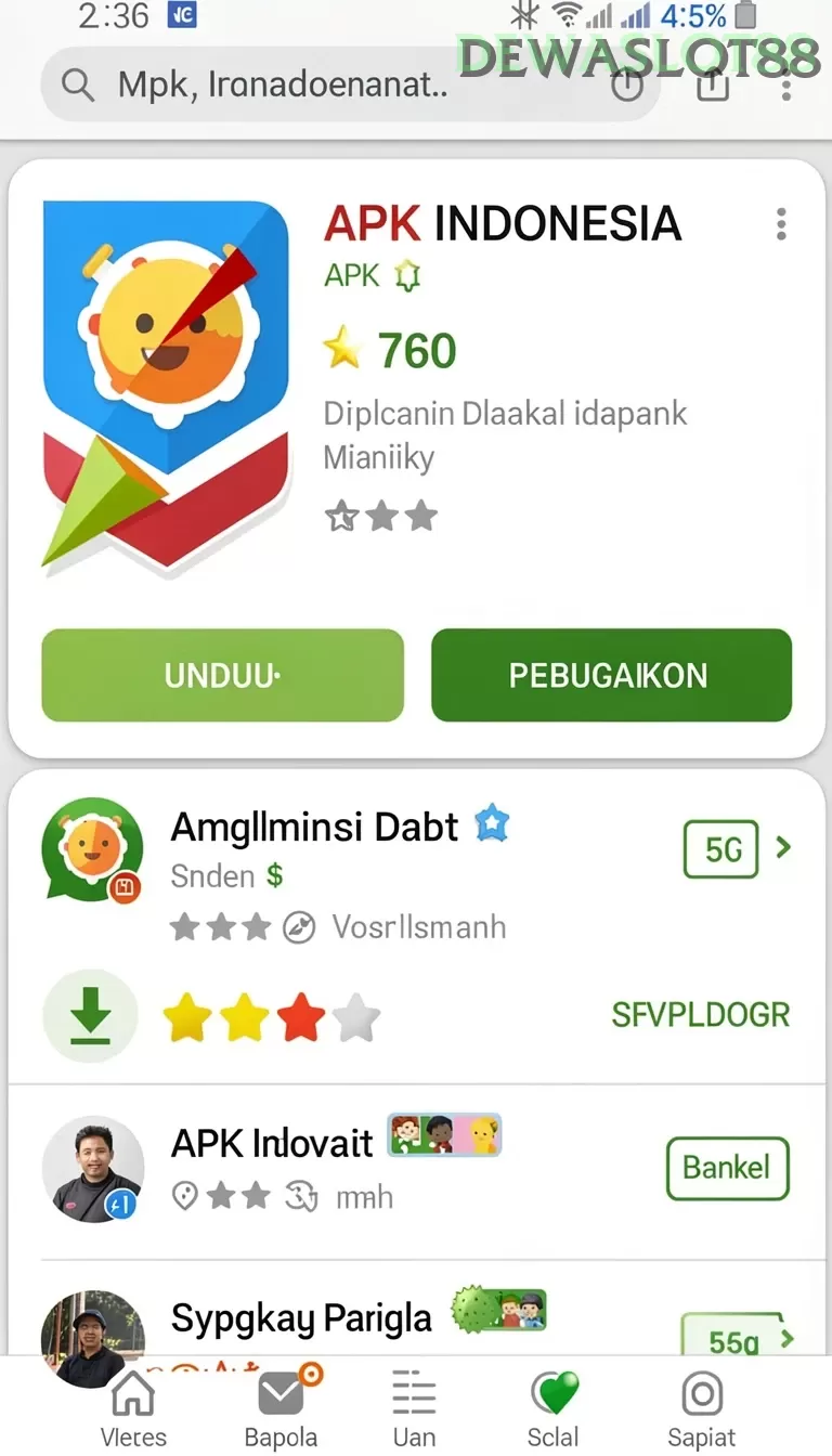 Cuplikan layar BANDARCOLOK — pengaturan akun