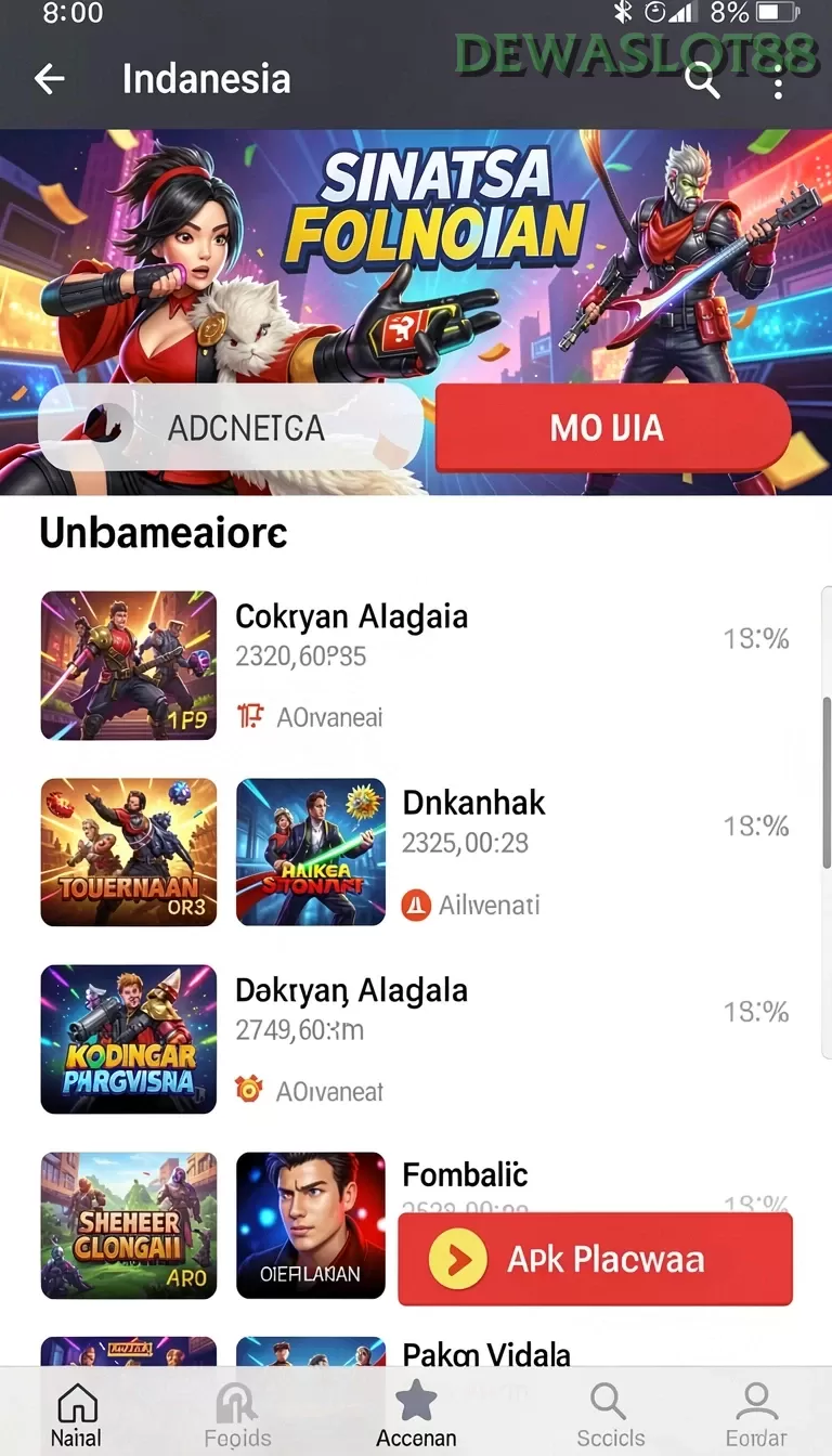 Cuplikan layar RPOK — pengaturan akun