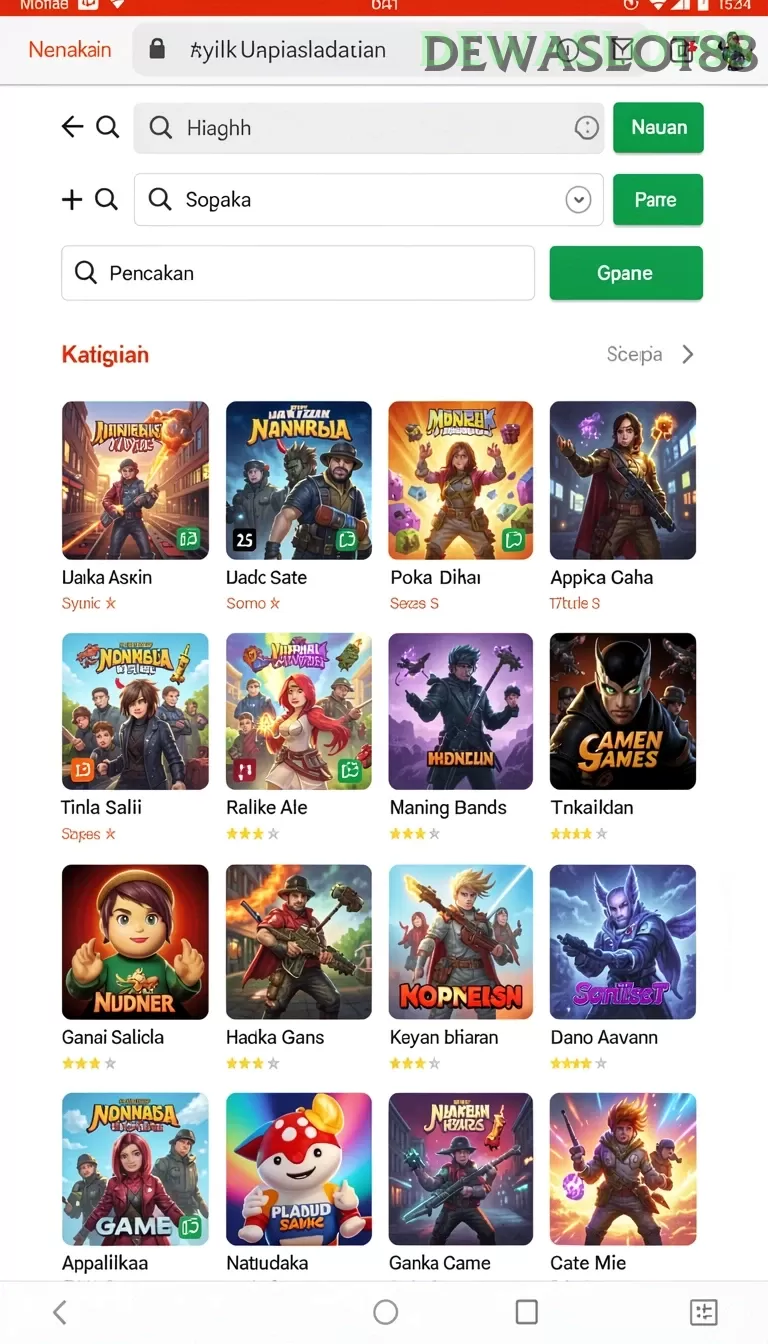 Cuplikan layar QQSTAR88 — aktivitas
